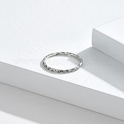 925 стерлингового серебра кольца перста RJEW-BB48501-9