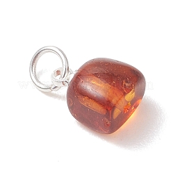 Кубические подвески из натурального янтаря&nbsp;PALLOY-JF04971-02