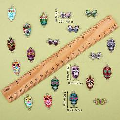 23 шт. 23 стильных эмалевых соединителя из сплава&nbsp;ENAM-SZ0002-32