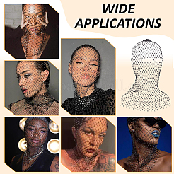 1 шт. полиэстеровая сетчатая вуаль для лица&nbsp;OHAR-FG0001-05C