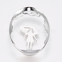 Латунные подвески KK-K230-02P-NF