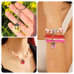 28 шт. 7 цвета непрозрачные подвески из смолы&nbsp;FIND-TA0005-99