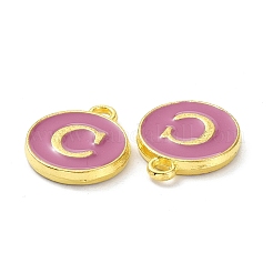 Encantos de esmalte de aleación de oro plateado&nbsp;ENAM-XCP0001-13C