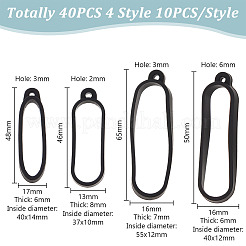 40шт 4 стильных силиконовых держателя колец с защитой от потери SIL-DR0001-03