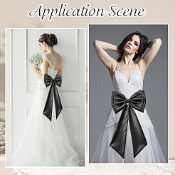 Нейлоновый съемный свадебный бант для свадебных платьев&nbsp;DIY-WH20002-630A