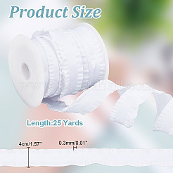 24.5~25 ярд полиэстеровой ленты с оборками&nbsp;SRIB-AR0001-11A