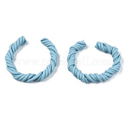 Offener Ring aus Fimo-Twist-Seil&nbsp;CLAY-N010-031-05