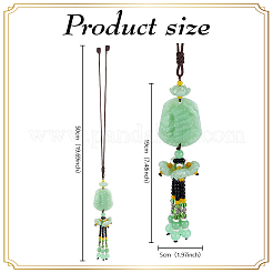 Decoraciones colgantes de cristal&nbsp;HJEW-WH0063-083B