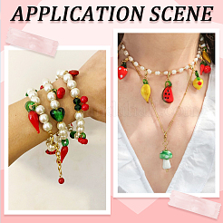 50шт обычные подвески лэмпворк&nbsp;LAMP-SC0001-63