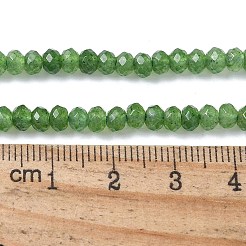 Gefärbte natürliche Malaysia Jade Rondelle Perlen&nbsp;X-G-E316-2x4mm-57