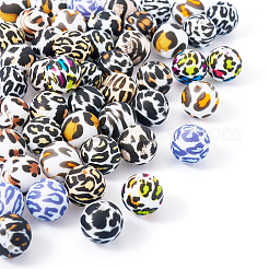 48шт 12 цвета силиконовые бусины SIL-TA0002-61B