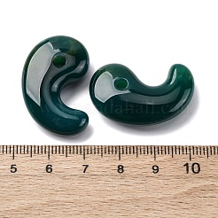 Anhänger aus natürlichem grünem Onyx-Achat&nbsp;G-NH0025-16B