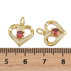 Латунные микро проложить кубического циркония подвески&nbsp;ZIRC-I367-10G