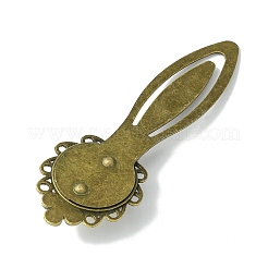 Смешанные круглые закладки из натуральных и синтетических драгоценных камней AJEW-JK00283-03