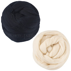 100г 2-х цветной шерстяной ровницы&nbsp;DIY-BG0001-68A