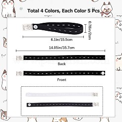 10 шт. 2-х цветные эластичные ремни для связывания из ТПУ FIND-GF0004-18