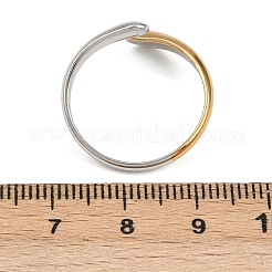 Verstellbare Manschettenringe aus 304er Edelstahl für Damen&nbsp;LS-RJEW-B135-01GP-05