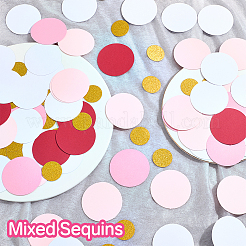 200 шт. круглый бумажный стол для разбрасывания конфетти&nbsp;DIY-SC0032-57A