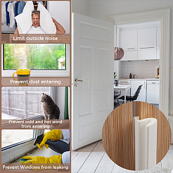 ПУ пластиковая уплотнительная лента AJEW-WH0515-54A-01