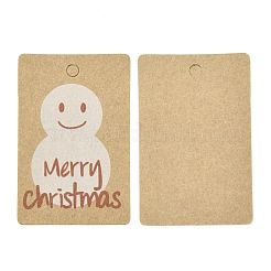Étiquettes cadeaux en papier rectangle&nbsp;CDIS-L005-A01