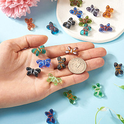 20 шт. прозрачные бусины лэмпворк&nbsp;FIND-TA0005-47