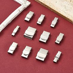 11 pz 11 stili di fermagli per cinturini per orologi in acciaio inossidabile&nbsp;STAS-CJ0003-41