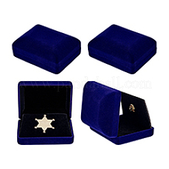 Пластиковая обложка с бархатными упаковочными коробками для брошей&nbsp;VBOX-WH0012-07B