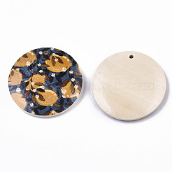 Ciondoli in legno stampato seris di frutta&nbsp;WOOD-S045-103A-01