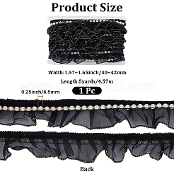 5 Yards Polyester-Spitzenbänder&nbsp;OCOR-GF0006-14B-01