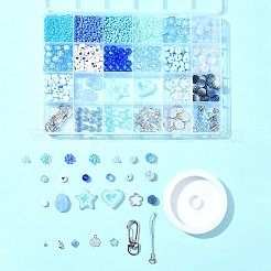 Набор для изготовления ремешка для мобильного телефона цвета океана своими руками&nbsp;DIY-FS0006-56