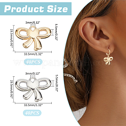 80шт 2-х цветные пластиковые подвески ccb&nbsp;CCB-ME0001-01