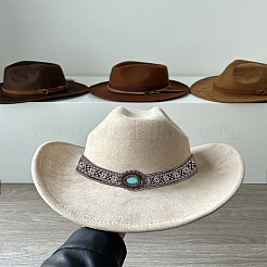 1шт бархатный пояс для ковбойской шляпы в юго-западном стиле&nbsp;AJEW-LP0007-37