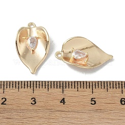 Colgantes de Latón Cubic Zirconia&nbsp;KK-H482-12G-03