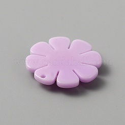 Pendentifs en résine opaque&nbsp;LS-RESI-WH0029-46B-03
