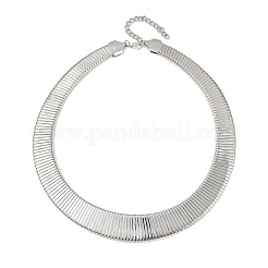 Breite Chokerhalsketten aus Legierung für Damen&nbsp;LS-NJEW-C090-01P