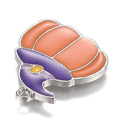 Подвески из сплава с эмалью на тему Хэллоуина&nbsp;ENAM-J649-07P