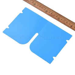 Portaoggetti portatile pieghevole in plastica con coperchio per bocca&nbsp;AJEW-E034-71G