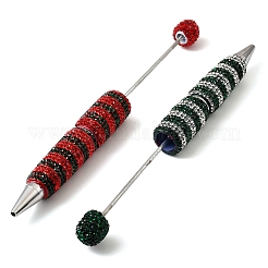 Ручка со стразами из полимерной глины AJEW-B108-05