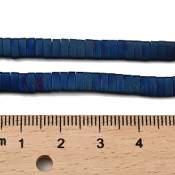 Гальванические нити матовых немагнитных синтетических гематитовых бусин G-G089-A01-14