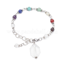 Природные и синтетические драгоценные камни маятники с заостренными чакрами PALLOY-JF02089