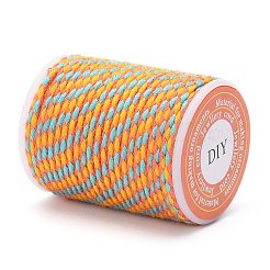4-fädige Polycotton-Kordel mit Metallfaden&nbsp;X1-OCOR-Z003-D20