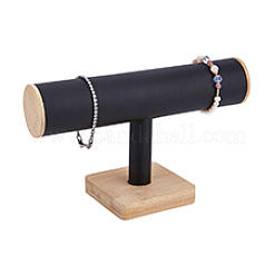 Стенды для браслетов из искусственной кожи t bar BDIS-WH0003-28