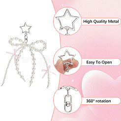 40шт 2 стиля пружинные кольца из цинкового сплава&nbsp;FIND-SP0004-04E