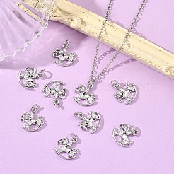 Shegrace Messing-Anhänger mit klarem Zirkonia-Pavé&nbsp;XGRQ4D002-658P