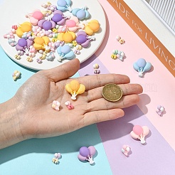 30 шт. 3 стиля макаронных изделий из непрозрачной смолы&nbsp;CRES-YW0002-70