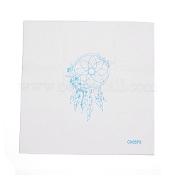 Тканая сетка/паутина своими руками с набором для вышивания узором из перьев DIY-O021-17A