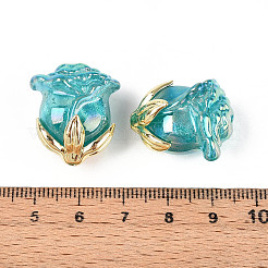 Непрозрачные акриловые бусины с УФ-покрытием MACR-C029-06A-04