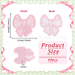 40 Stück Polyester-Kleidungsflicken.&nbsp;DIY-FG0009-82