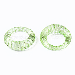 Прозрачные акриловые кольца на палец RJEW-T010-05D