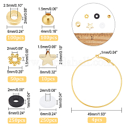Набор для самостоятельного изготовления сережек-колец в форме звезды&nbsp;DIY-AR0002-60